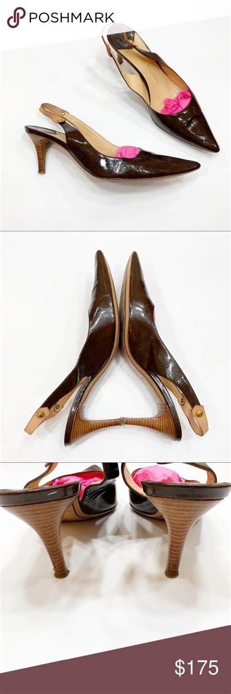 lv gina slingback